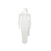 Gia white mesh gloves dress