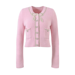 Adèle pink jacket & skirt matching set