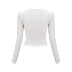 Dvora buckle-detail top