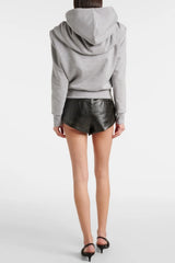 Baora Knot-detailed Draped Hooded