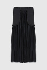 Cabo Double-Breasted Blazer And Tulle Skirt Set