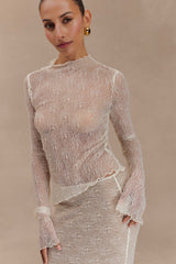 Riley Lace Long Sleeve Top