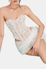 Charlotte Lace Corset Set