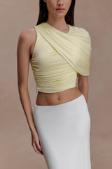 Adrienne One Shoulder Slinky Top