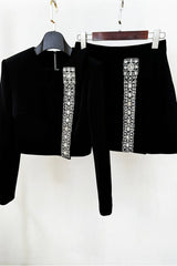 Bluma Diamante Embellished Two Piece Set
