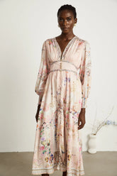 Audrey graphic rhinestone-embellished midi dress (US Only)