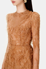 Batya Lace Long Sleeve Mini Dress