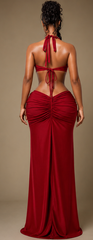 Poula Rust Maxi Dress