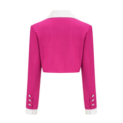 Juliette pink jacket & skirt matching set