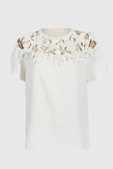 Juliete Floral Hollow See Through T-shirt
