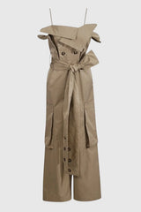Dawnya Trench Jumpsuit