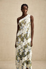 Clémence floral embroidered maxi dress