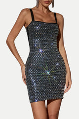Kanika Rhinestone Embellished Mini Bandage Dress