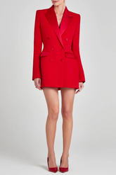 Adahy Double-Breasted Blazer Dress