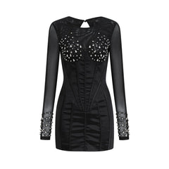 Ariane embellished corset dress