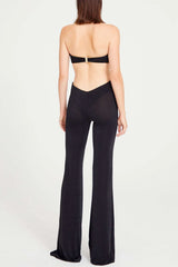 Eithne Flower Halter Cutout Jumpsuit