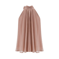 Beatrix pink sleeveless chiffon dress