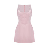 Andréa crystal-embellished mini dress