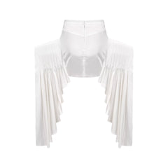 Karina layered-hemline mini skirt