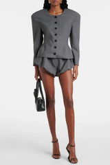 Dalida Cinched Waist Blazer
