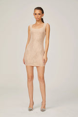 Arantxa crystal-embellished mini dress