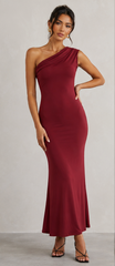 Plum Veil Maxi Dress