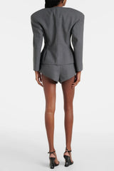 Dalida Cinched Waist Blazer