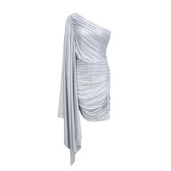 Chantal mono shoulder dress