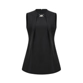 Bérénice sleeveless wool mini dress