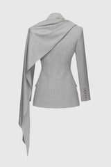 Jylia Scarf Blazer
