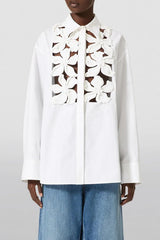 Juliete Floral Cutout Long Sleeves Shirt
