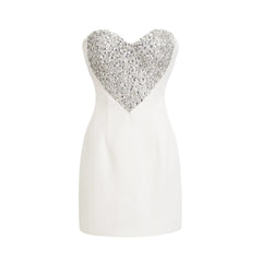 Cressida embellished off-shoulder mini dress