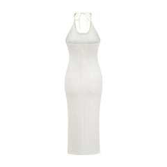 Keeya halterneck midi dress