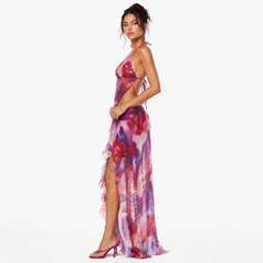 Jeanne Printed Maxi Dress