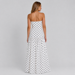 Giana Polka Maxi Dress
