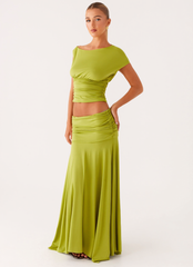 Liana Top Skirt Set
