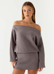 Ravyn Mini Dress Grey