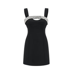 Mathilde black mini dress