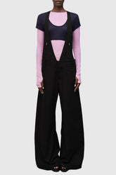 Jasleen V-neck Overalls - Black