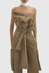 Dawnya Trench Jumpsuit