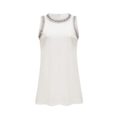 Émilie crystal-embellished mini dress