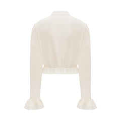 Capucine ruffle gathered top