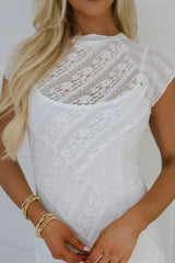 Everlee Lace Dress - Off White