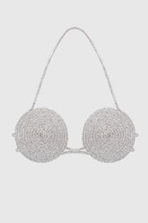 Bakir Crystal Spiral Bra - Silver