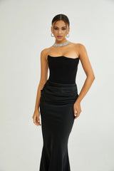 Aurore off-shoulder maxi dress