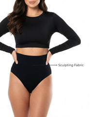 High-Waisted Thong