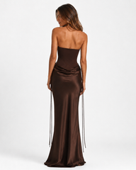 ELENA STRAPLESS MAXI DRESS