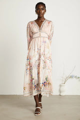 Audrey graphic rhinestone-embellished midi dress (US Only)