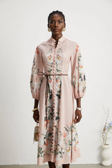 Aviana floral-print midi dress
