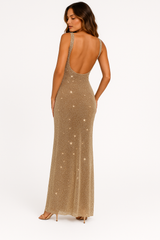 Diamond Square Neck Dress